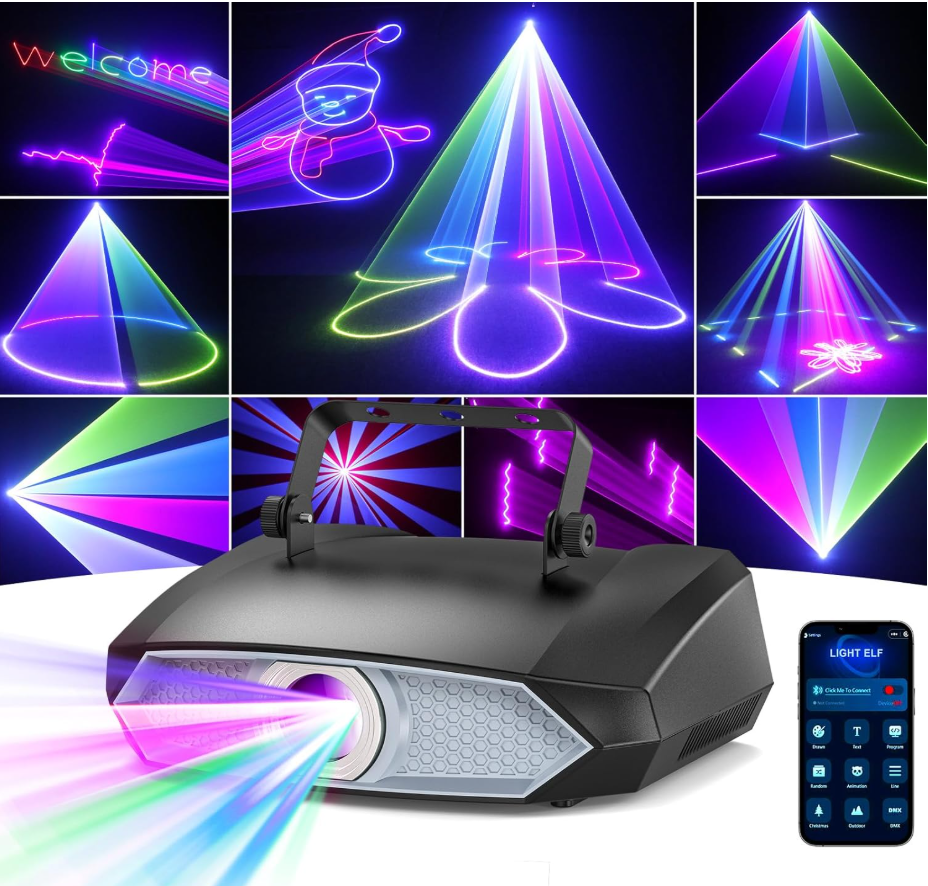 DJ Laser Light for Party,3D Animation Laser Machine
