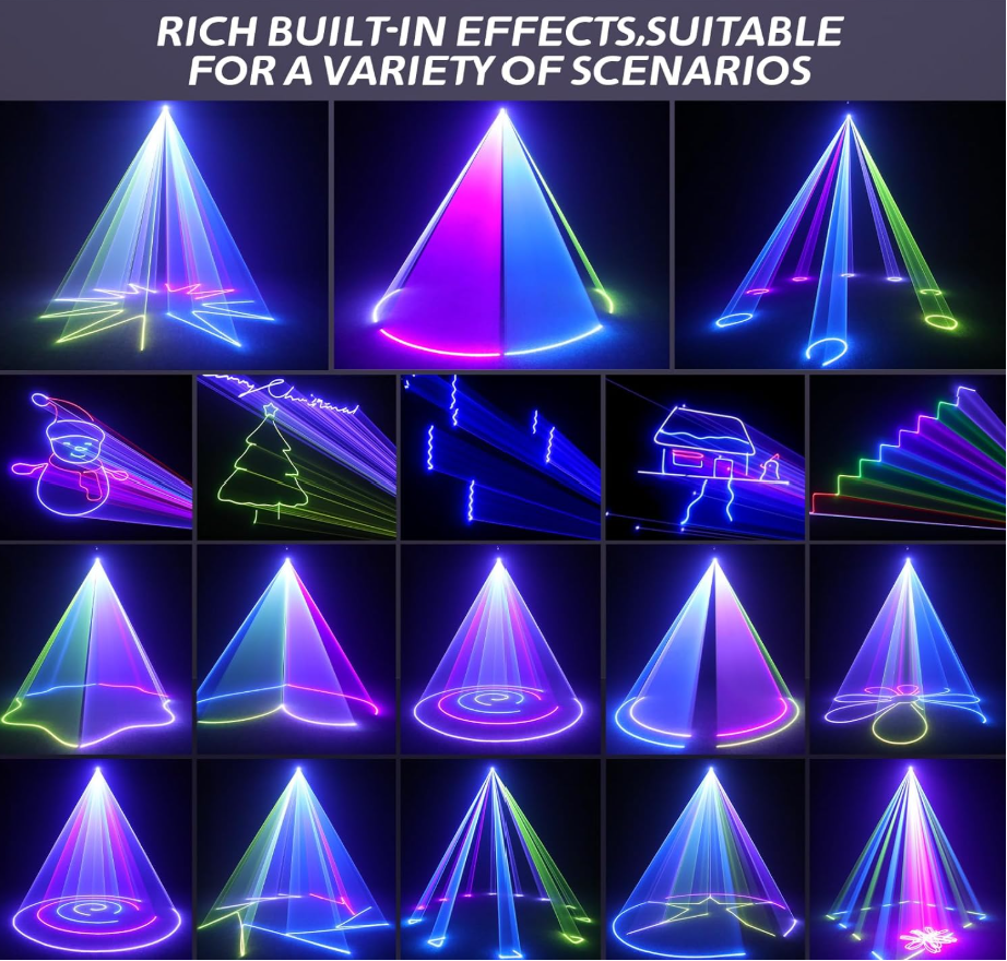 DJ Laser Light for Party,3D Animation Laser Machine,..,